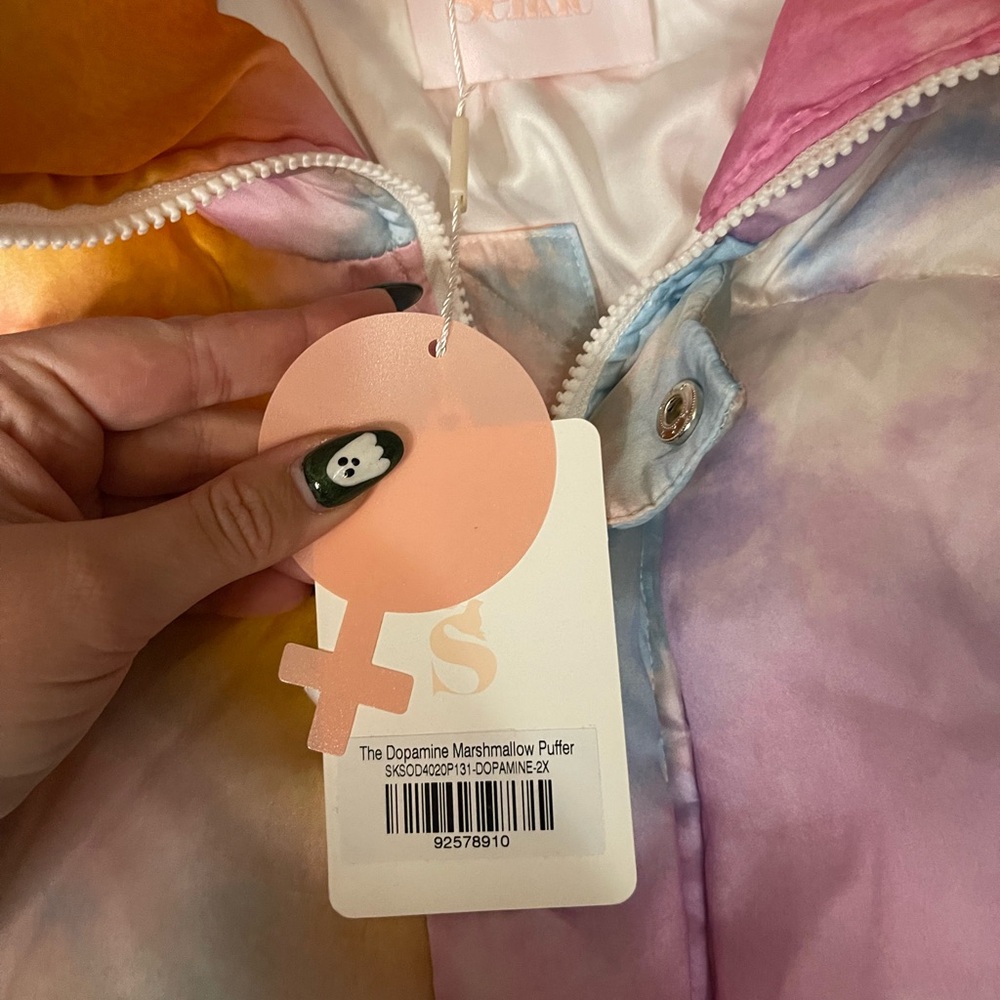 Selkie Dopamine Marshmallow Puffer 2x NWT - Picture 4 of 4